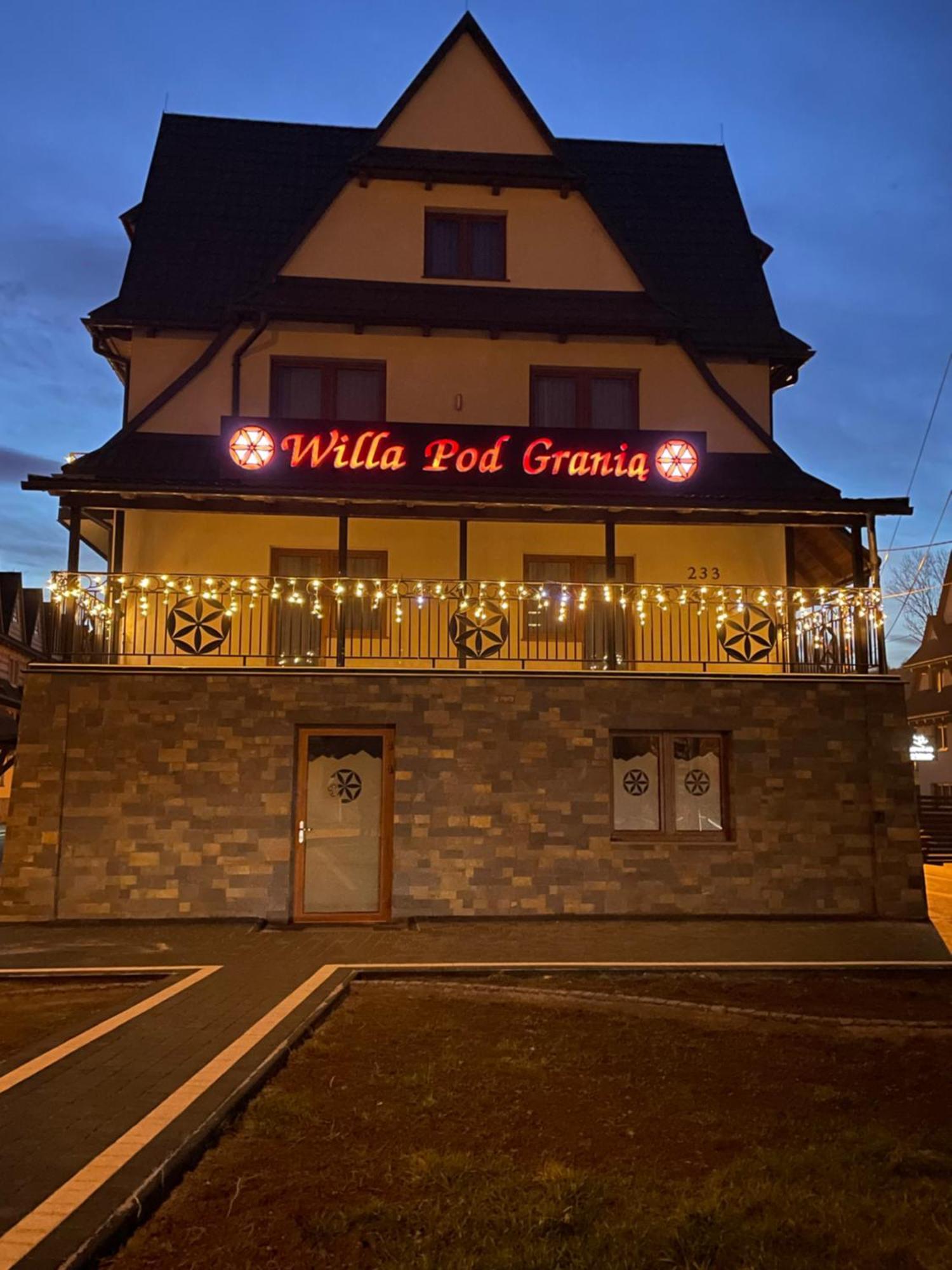 Willa Pod Grania Бялка-Татшаньска Экстерьер фото